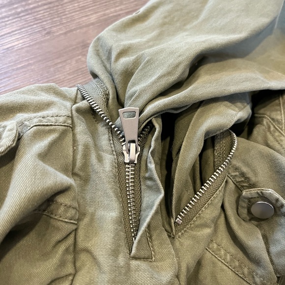 7 for all mankind green utility jacket - Picture 4 of 8